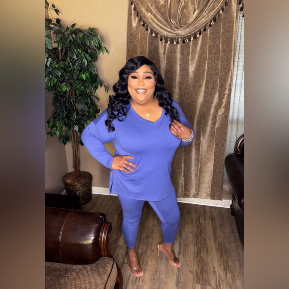 Marlin Long Sleeve Microfiber Lounge Set - Picture 3 of 3